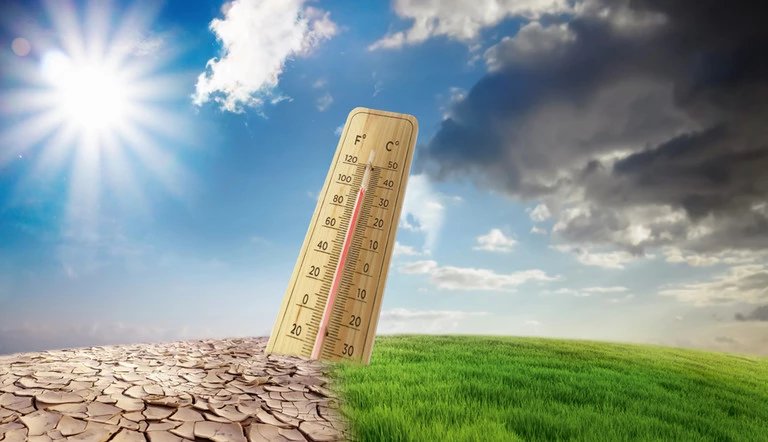 термометер та погодні умови