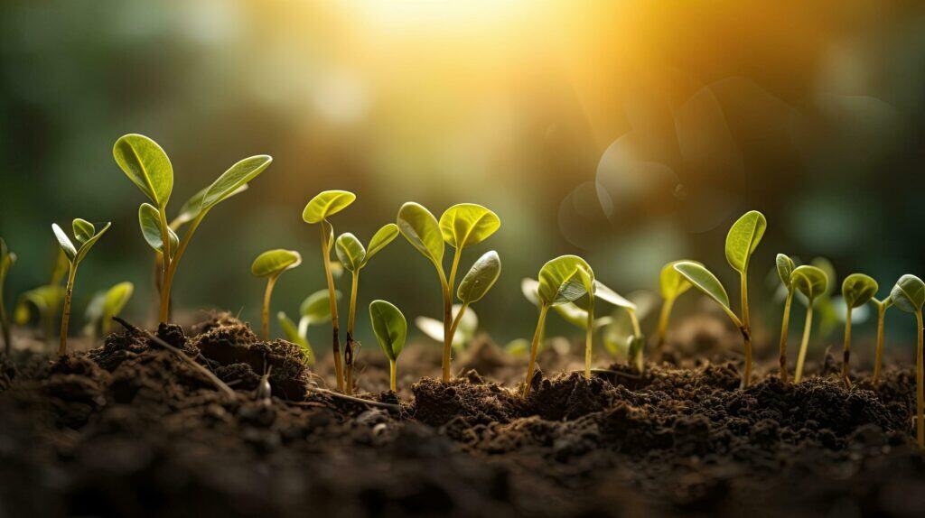 Проростання листів з грунту